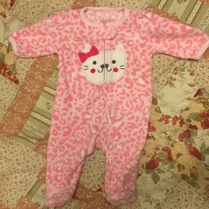 NB Fleece Sleeper Kitty